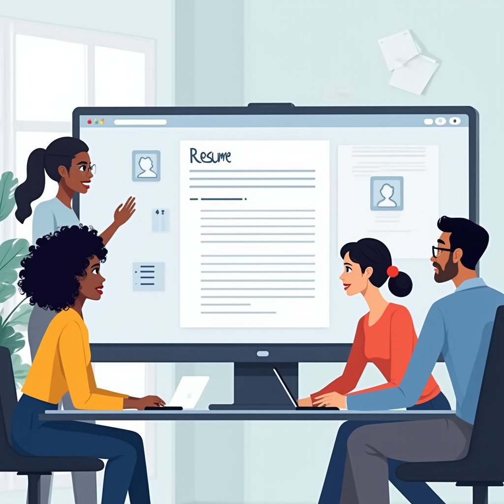 ai generated ai resume builder ai resume builder interface professional clean design modern high quality detailed 1753173233